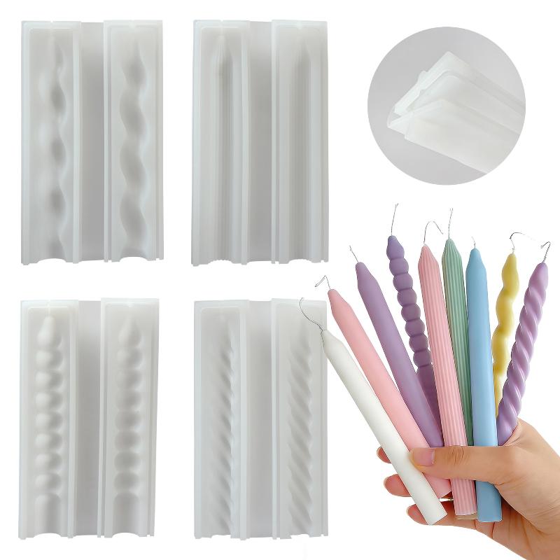 Candle Making Experience - Long Spiral Silicone Candle Mold DIY