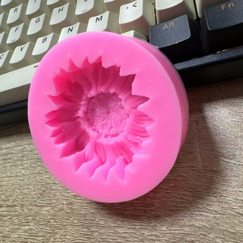 Candle Making Experience - 1Sunflower Silicone Craft Mold-Oval Shaped Scented
