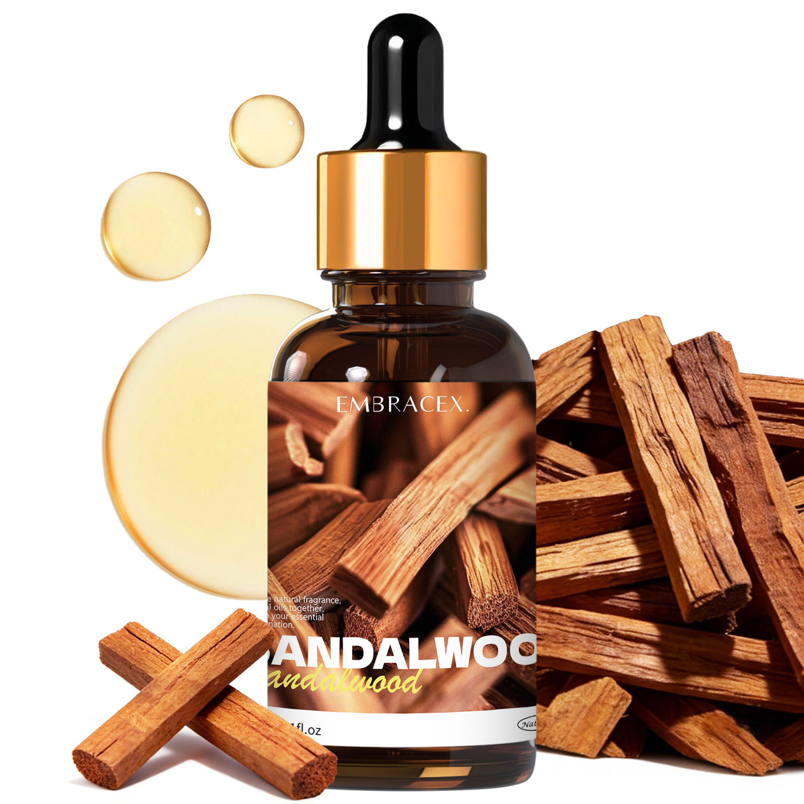 Candle Making Essential Oil - 30ml Sandalwood Natural Plant Essential Oil