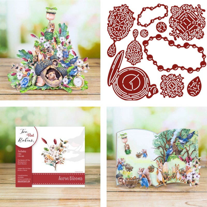 Candle Making Place - Hiding Place Spring Bounty metal die