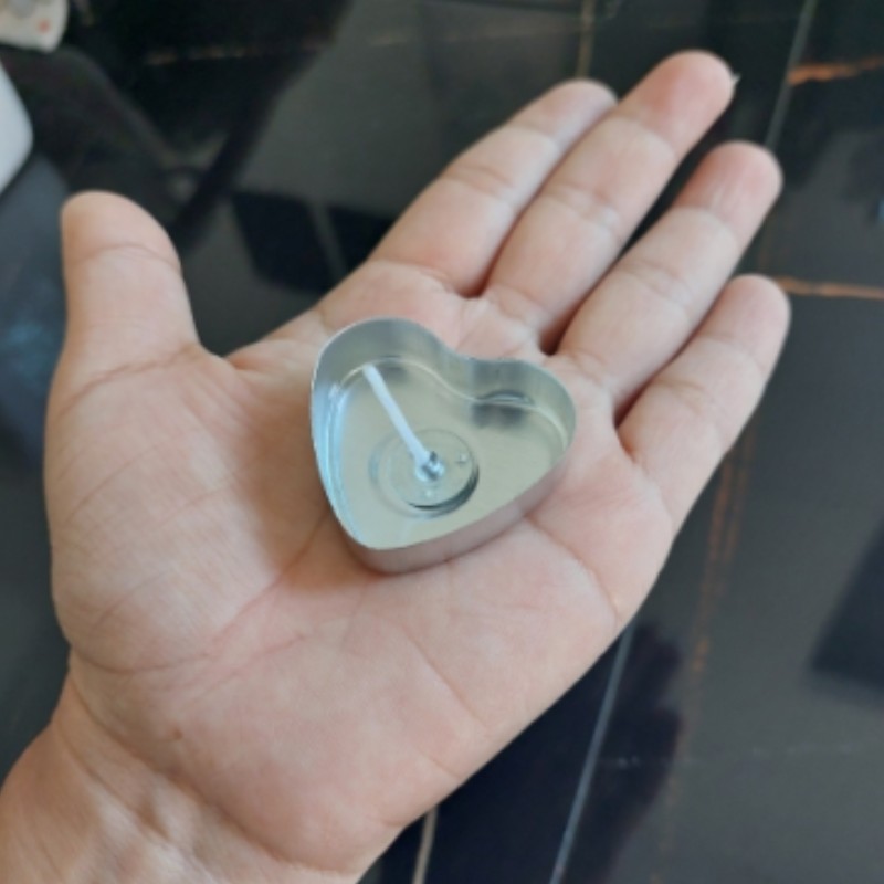100 Sets Heart shaped Empty Al - Candle Making Experience recension och pris