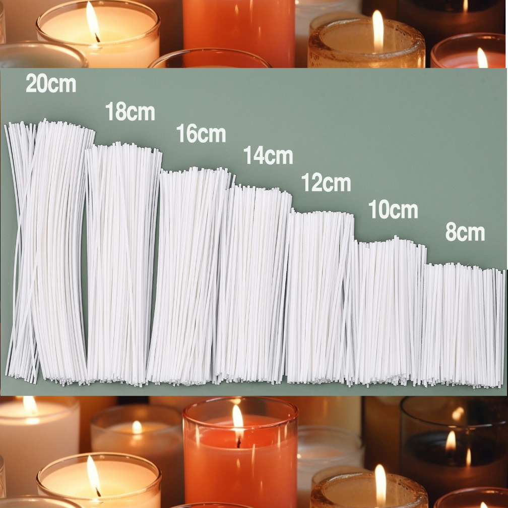 50/100pcs Smokeless Candle Wic - Cotton Wick Pre Tabbed recension och pris