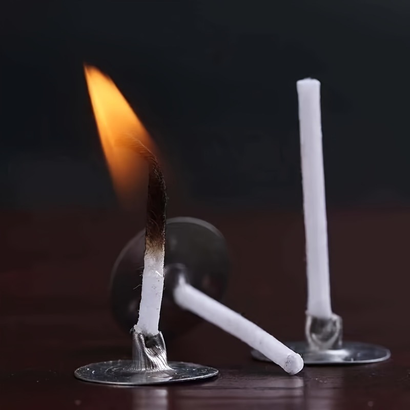 6-20cm 100pc Smokeless Candle  - Cotton Wick Pre Tabbed recension och pris