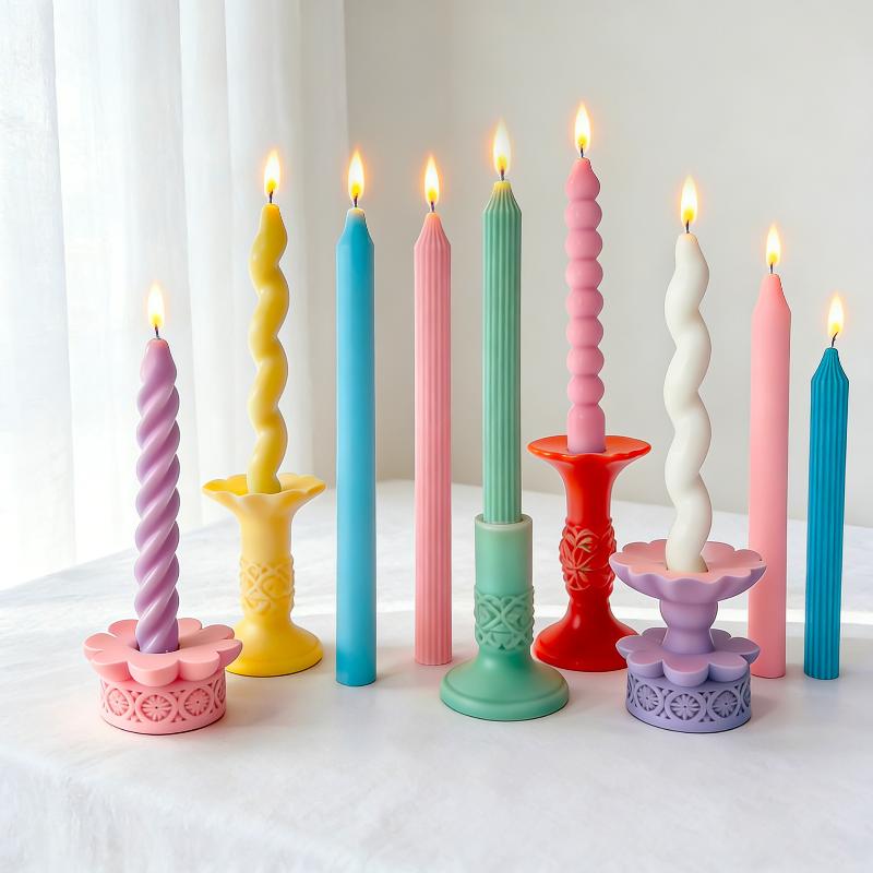Long Spiral Silicone Candle Mo - Candle Making Experience recension och pris