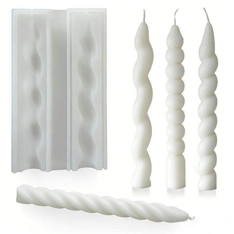 Long Spiral Silicone Candle Mo - Candle Making Experience recension och pris