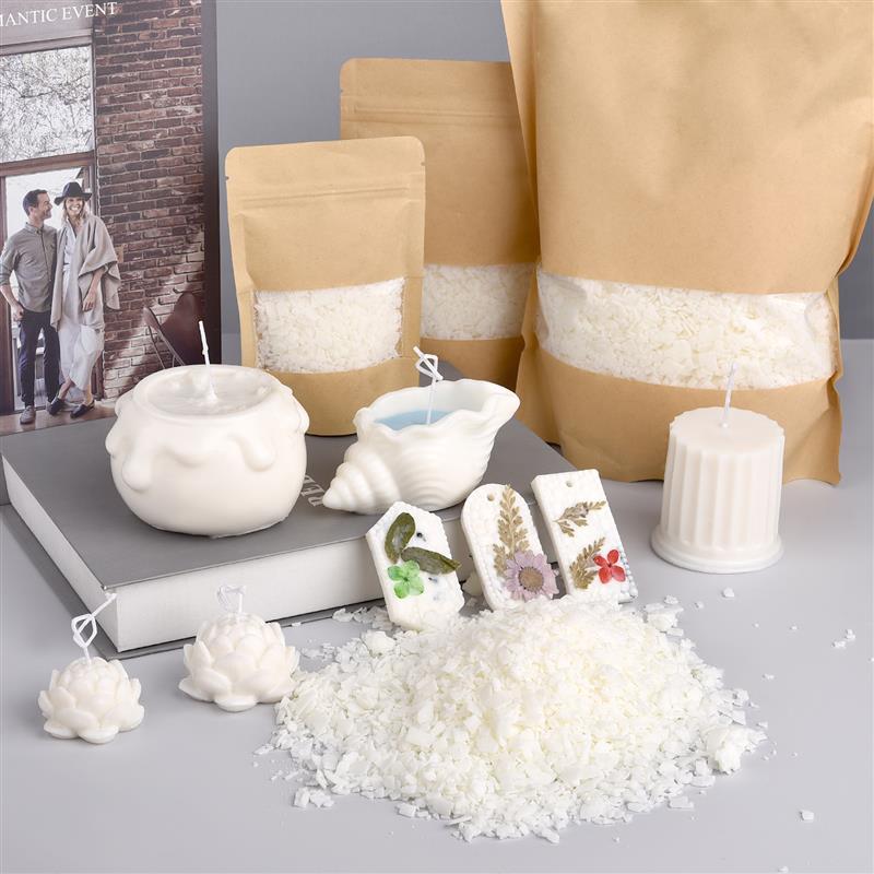 50-1000g Natural Pure Soy Wax  - Candle Making Material recension och pris