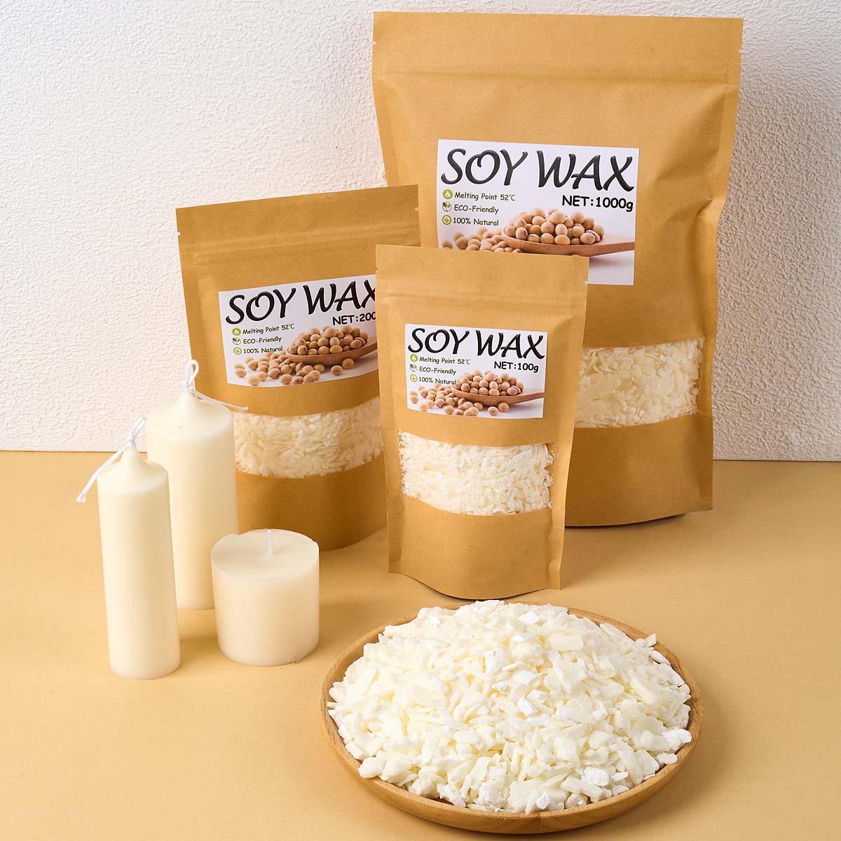1 Pounds Pure White Soy Wax Fo - Candle Making Material recension och pris
