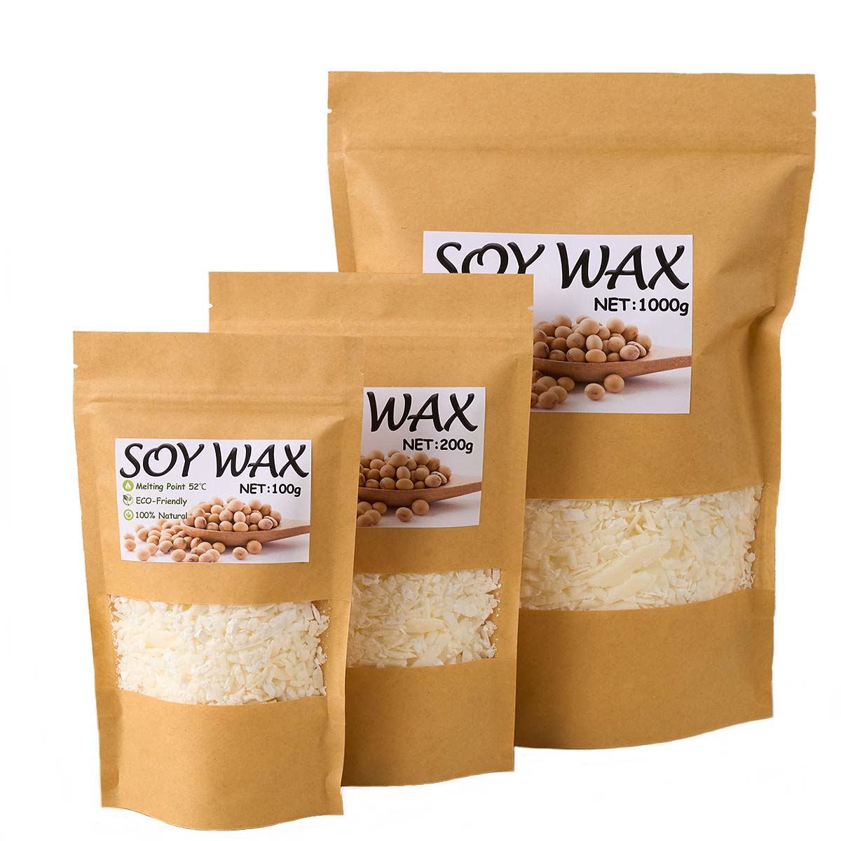 1 Pounds Pure White Soy Wax Fo - Candle Making Material recension och pris