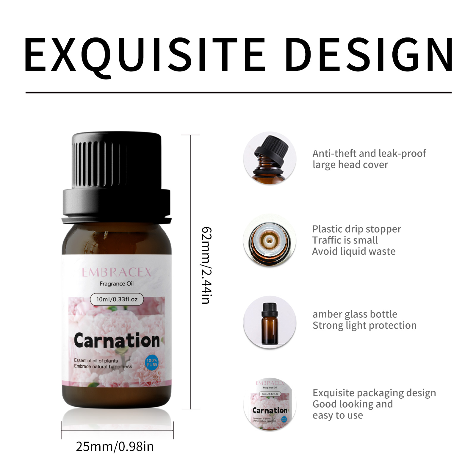 10ml Carnation Essential Oil F - Candle Making Essential Oil recension och pris