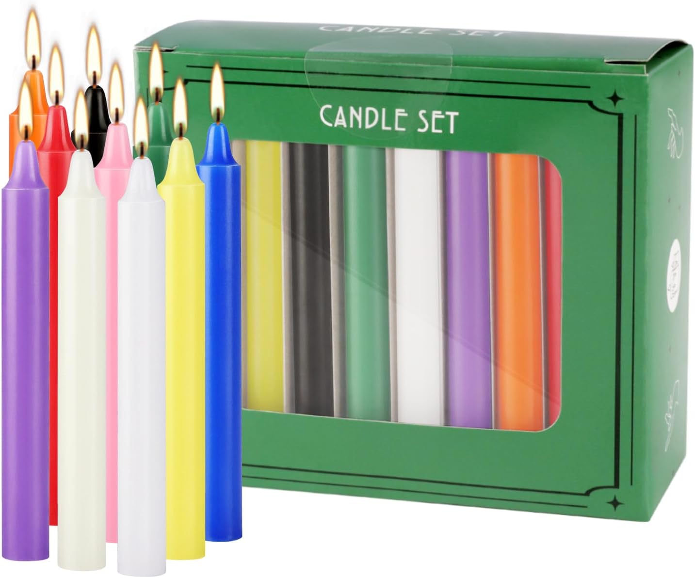 20 Colorful Small Stick Candle - Candle Making Place recension och pris