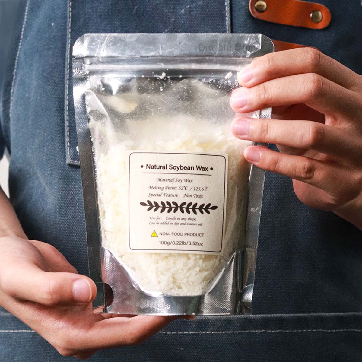 100/250/500/1000g Natural Soy  - Candle Making Material recension och pris