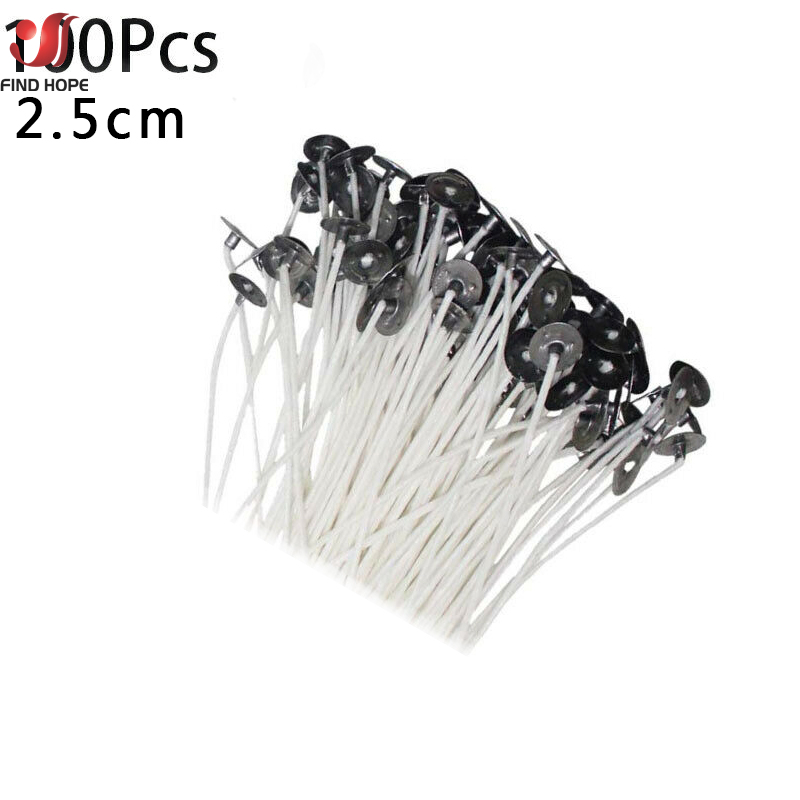 100pcs Smokeless Candle Wicks  - Cotton Wick Pre Tabbed recension och pris