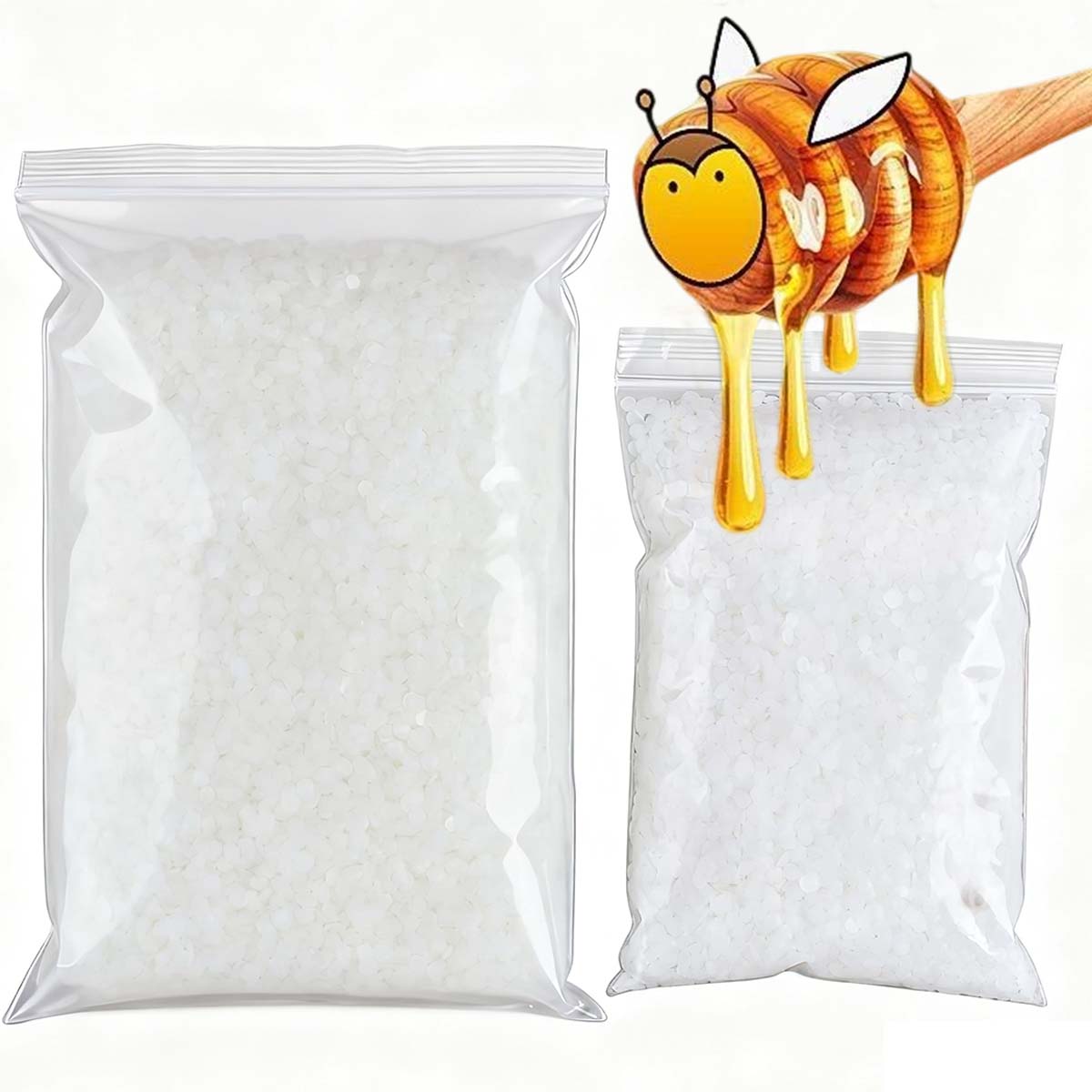 200g-1000g White Beeswax Pure  - Candle Making Material recension och pris