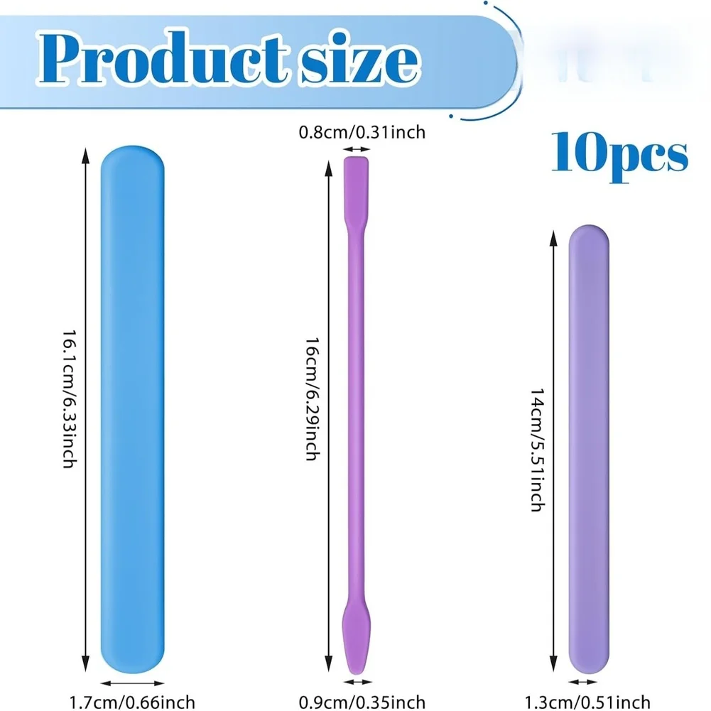 10 Count Silicone Stirring Too - Candle Making Workshops recension och pris