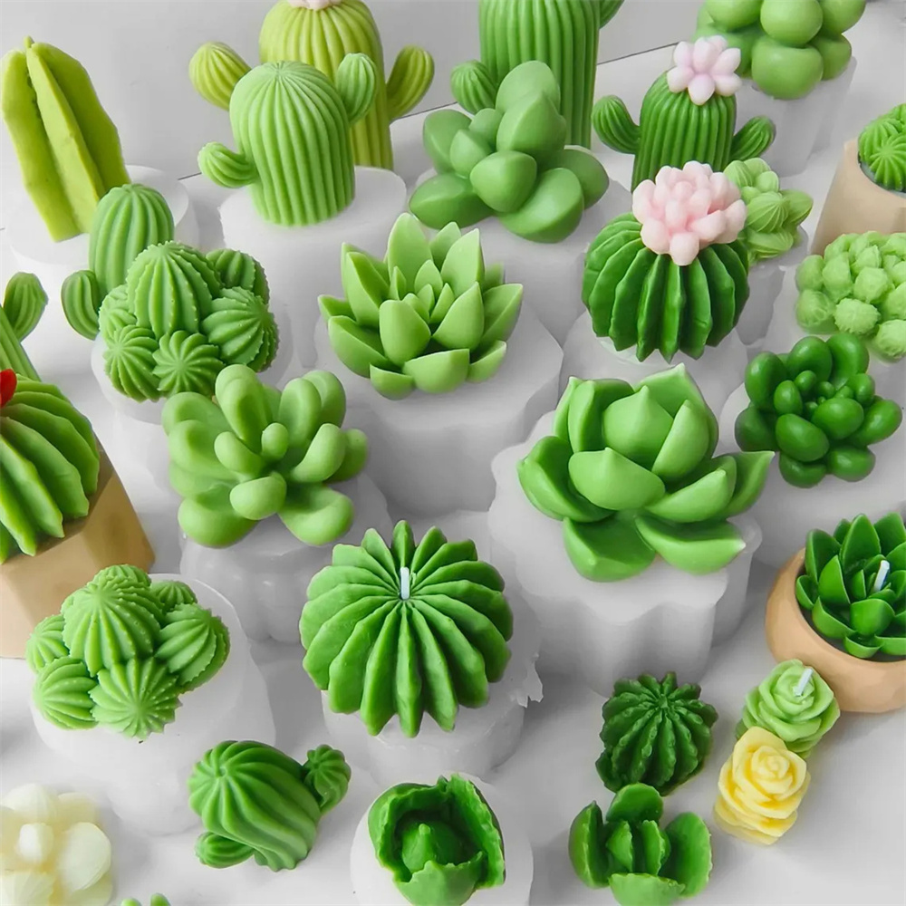 6pcs Succulent Silicone Candle - Candle Making Experience recension och pris