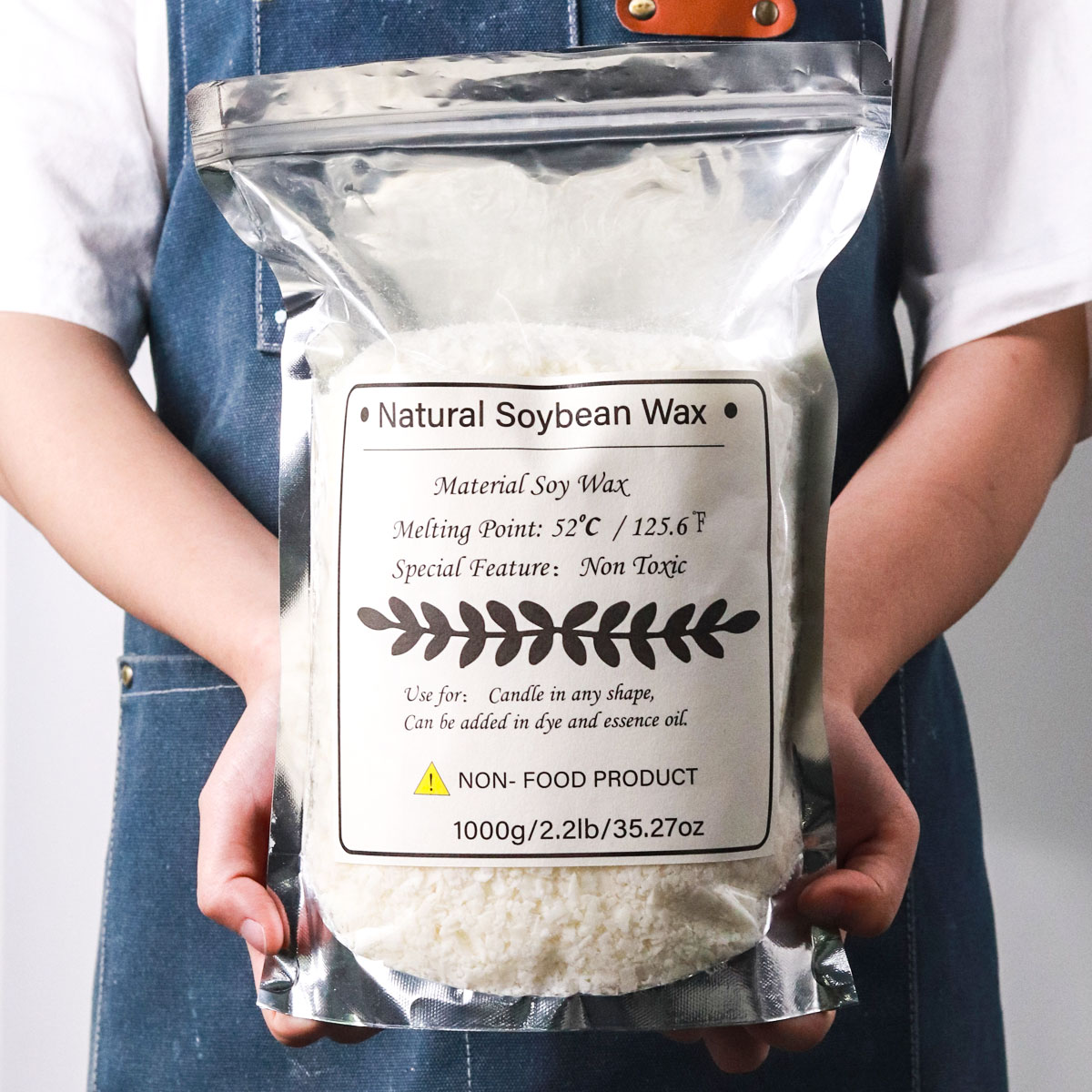 1KG Natural Soy Wax Granular S - Candle Making Material recension och pris